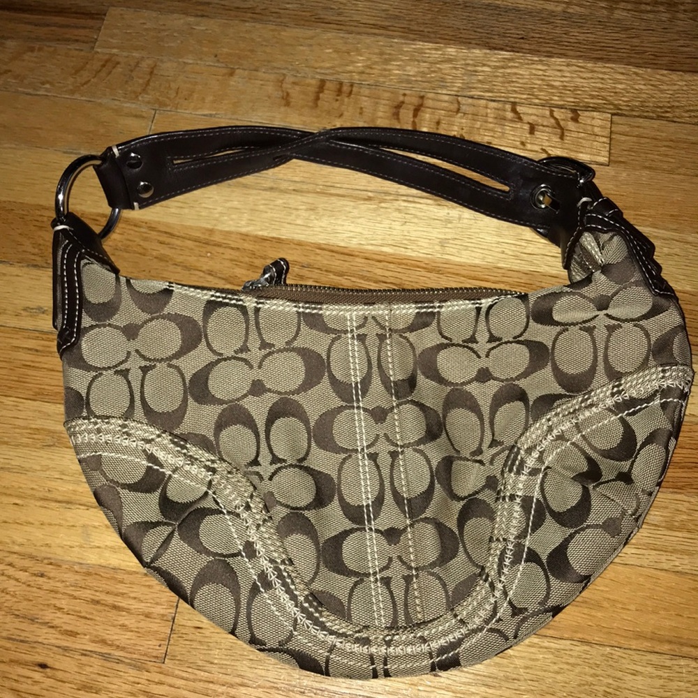 Vintage Tan Coach Hobo